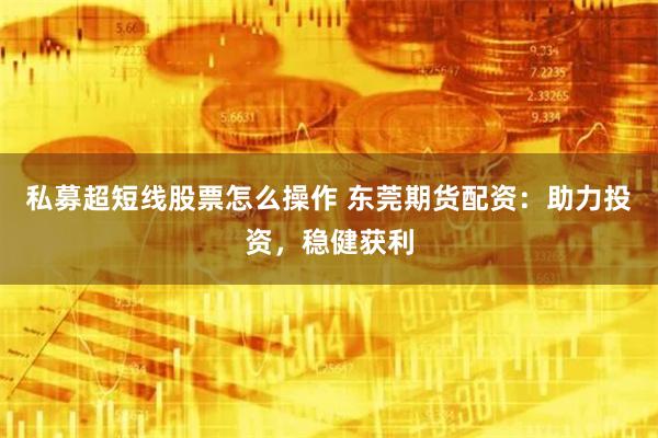 私募超短线股票怎么操作 东莞期货配资：助力投资，稳健获利